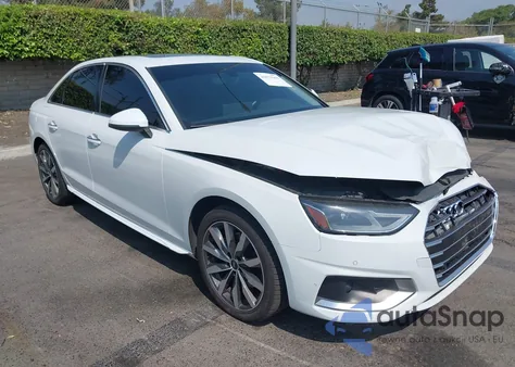 2021 Audi A4 Premium 40 Tfsi Quattro S Tronic z USA, uszkodzony, nr VIN WAUABAF46MN007586